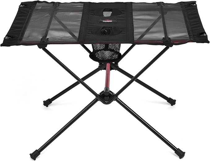 widesea Portable Camping Table Ultralight Mesh Folding Beach Table for Camping Hiking Backpacking Outdoor Picnic Mesh Folding Table with Mesh Bag