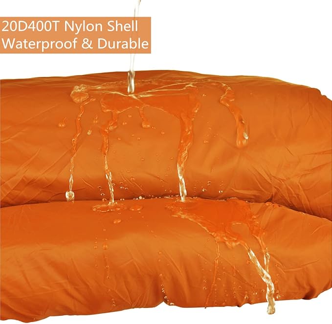 AGEMORE Ultralight Warm Weather Sleeping Bag Portable Lightweight Waterproof Compact Sleeping Bag with Compression Sack Fit for Kids Teens or Adults Outdoor Camping Backpacking &amp Hiking