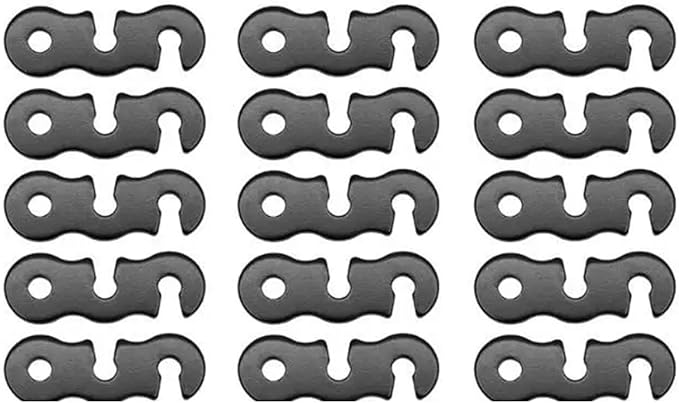 guyline tensioner 30 Pcs Rope Tensioners &amp Guyline Cord Adjuster | Camping Hiking Backpacking Accessories for Camping Hiking Backpacking Ultralight Tent S