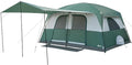 PORTAL 8 Person Tents for Camping Easy Setup Cabin Tent with Large Porch 2 Room Waterproof Family Camping Tent for Outdoor Camping Patio