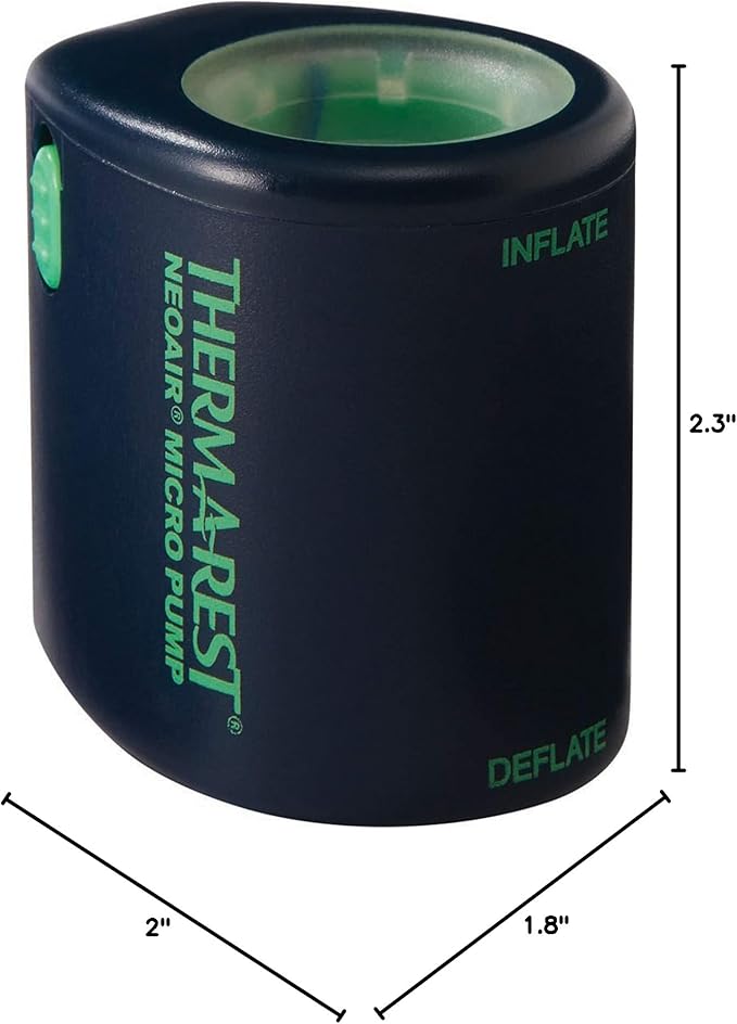 Therm-a-Rest NeoAir Micro Electric Air Pump for Sleeping Pads Black