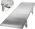 Folding Concession Shelf 36 x 18 Stainless Steel Drop Down Serving Food Shelf for Concession Windows