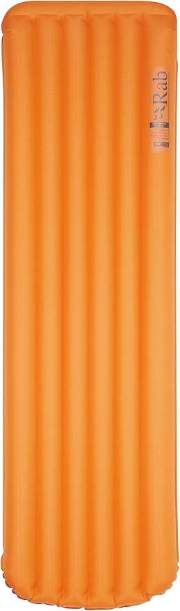 Rab Hypersphere Ultra 7.5 Ultralight Down Insulated Sleeping Pad for Climbing Expeditions &amp Mountaineering - Marmalade - Long Wide