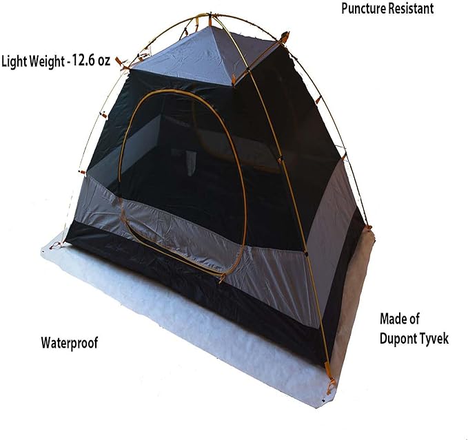 Ultralight Camping Tarp Backpacking Tarp Tyvek Sheet Tyvek Tent Footprint Tyveks House Wrap Tent Flooring Tyvekes Ground Cloth Camping Fly Multiple Sizes