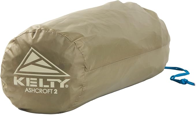 Kelty Ashcroft Camp Tent - 1 2 or 3 Person Camping Shelter with Full Coverage Rainfly Lightweight Aluminum Poles Camping Backpacking Festival Shelter