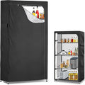 Storage Shelf Covers for Wire Shelving600D Heavy Duty Outdoor Waterproof Dustproof Shelf CoverStorage Rack Cover for Wire Shelf with zipper60''W x 24''D x 72''H