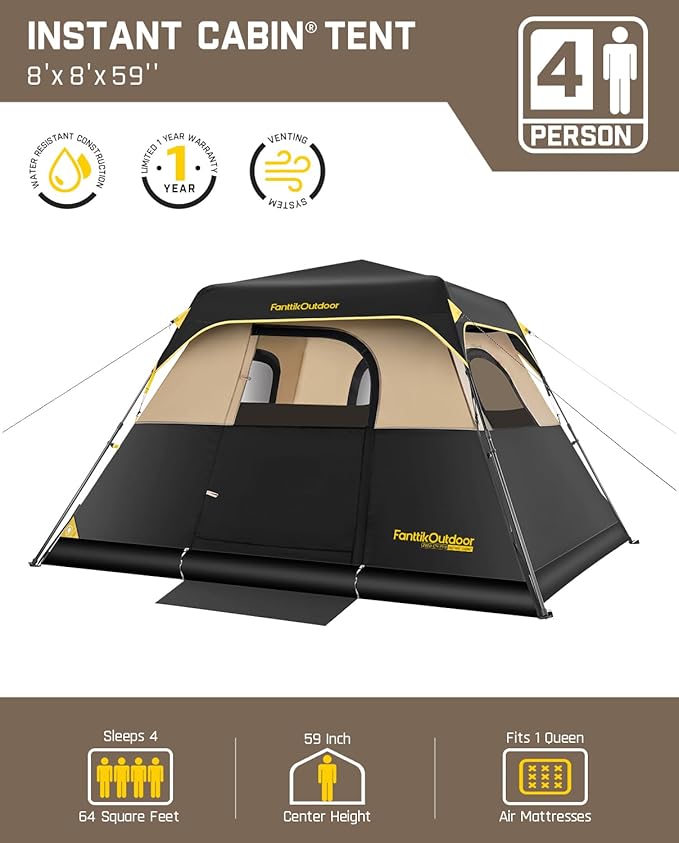 FanttikOutdoor Zeta C4 Pro Camping Tent &amp FanttikOutdoor Zeta V11 Pro Camping Table