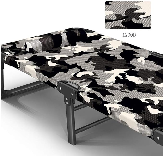 Patio Lounge Chairs Folding Camp CotComfort Folding Military Bed Camping COT with Free Mat Ideal for Camping and Hunting Indoor Guest Bed Easy Assemble RecliA-with Mattress
