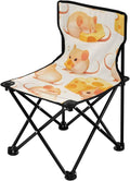 Mice Eat Cheese Portable Camping Chairs Folding Chair - Durable Oxford Fabric Lightweight Iron Frame Easy Fold Design - Ideal for Outdoor Activities Camping Fishing and Travel