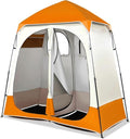 VINGLI 2 Room Shower Tent 7.5 FT Instant Pop Up Shelter with Carrying Bag Privacy Changing Room TentPerfect for Portable Toilet Camping Dressing Outdoor Indoor Easy Set Up