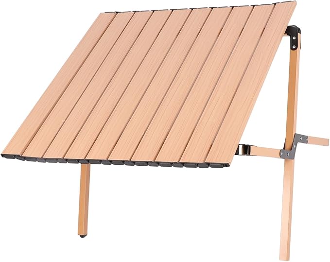 Ymiko Lightweight Foldable Camping Table with Storage Bag Stable Alloy Table for Outdoor Indoor Use
