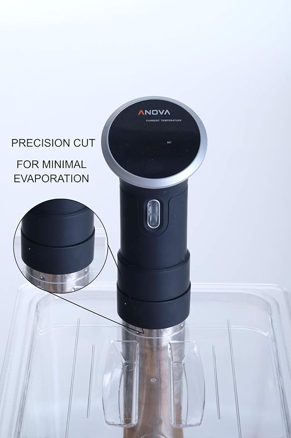 C10L-AP Lid for LIPAVI C10 Sous Vide Container with cut-out for the Anova Precision immersion circulator