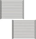 FM4107 Stainless Steel Grill Grates for TEC G-Sport Gas Grill2 Pack Cooking Grid for TEC Grill Parts ﻿