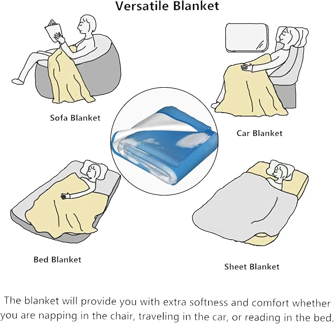 Duck Blanket - Plush Soft Comfy Lightweight Warm Fuzzy Cozy and Stylish Flannel Throw Blanket Perfect for Couch Travel Bed Office Outdoor - 60in×80in(color77)