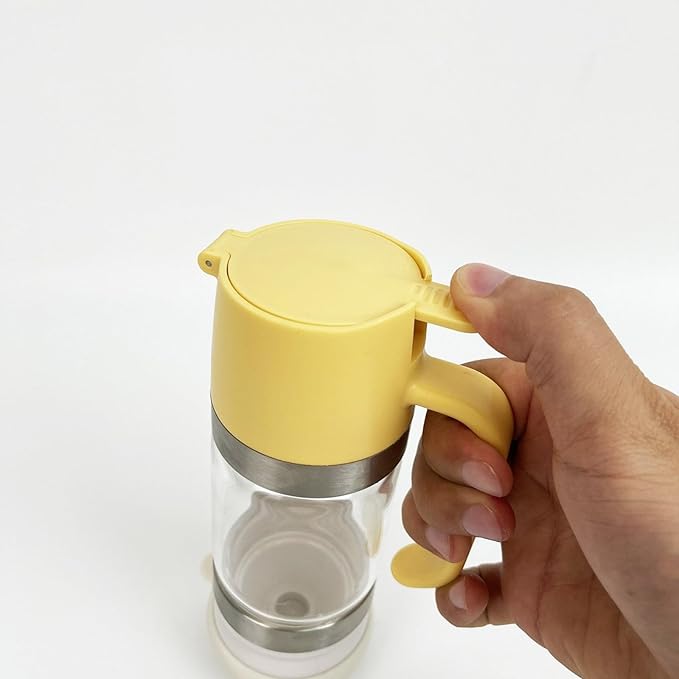High Borosilicate Glass Honeys Bottle Leak Storage Container for Syrups and Sweeteners Portable Syrup Dispenser Kitchen