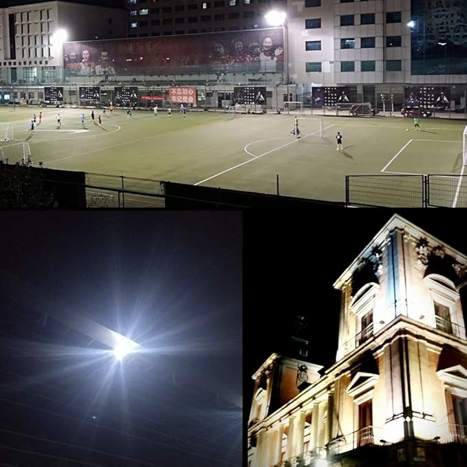 LED 150W Flood Light IP66 Waterproof Super Bright Work Lights13000lm 6500K Daylight White Outdoor Spotlight for GaragePlaygroundsParking LotBasketball Court