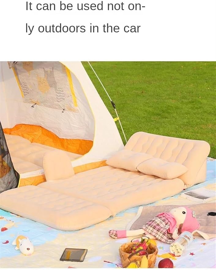 Car Inflatable Mattress Camping Inflatable Mattress Car Back Seat Anti-Fall Design Flocking Wear-Resistant Material 72-Hour Leakage Test