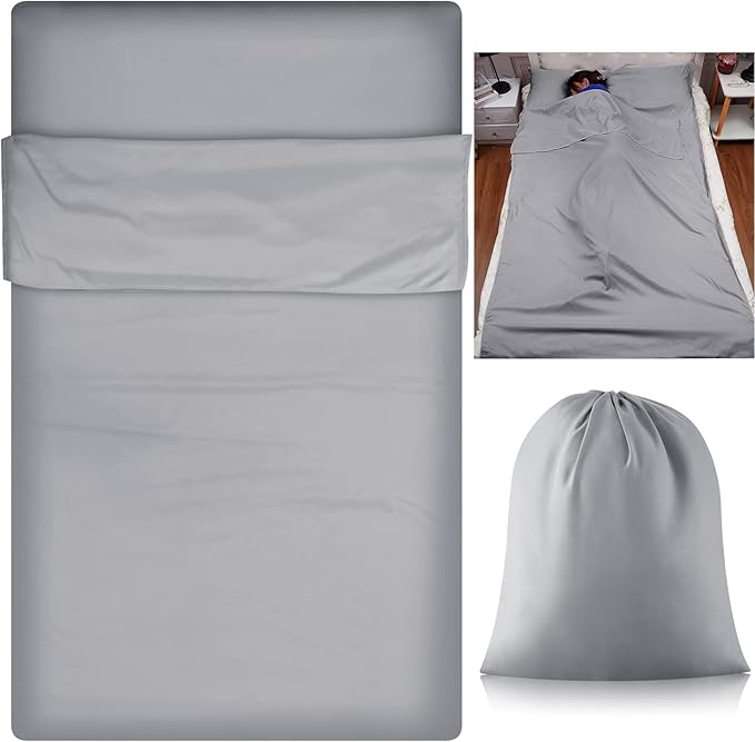 Irenare Self Tan Sleep Sack Reusable Body Self Tanners Lightweight Breathable Tanning Sleeping Sac for Bed Travel Sleeping Bag
