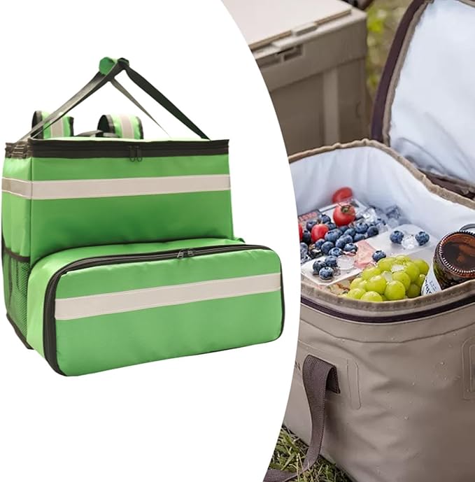 pistro Insulated Pizza Delivery Backpack 20x20x10 Expandable Thermal Food Warmer Carrier for Doordash Uber Eats