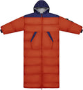 Thermotuff Wearable Sleeping Bag with Dual Hoodie Long Sleeves Pockets &amp Adjustable Drawstring - Ideal for Camping Cold Weather Hiking and Stadium Sak Blanket