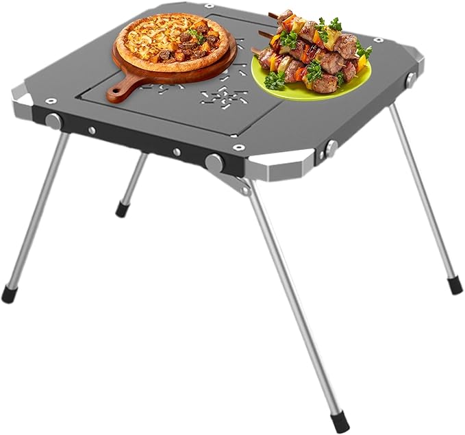 Portable Folding Camping Table – Multifunctional and Foldable Picnic Supplies – Small Side Table for Outdoor and Camping for Friends Gathering Garden Sports Home Patio Picnic Lawn