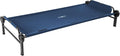 Disc-O-Bed XL Outdoor Modular 1 Person Single Camping Cot Portable Bed with 2 Height Options for Adults Sleep Solution for Tents Navy
