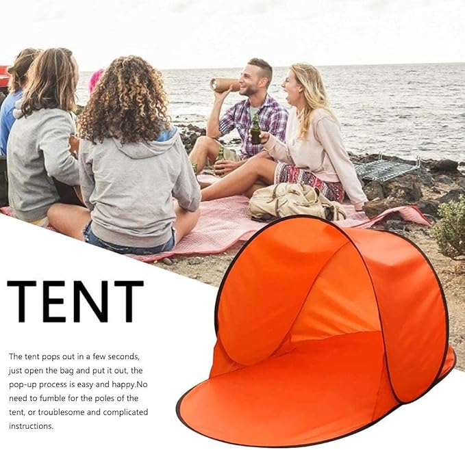 Portable Beach Tent Sun Shelter with Quick Set Up Waterproof Beach Canopy (B) Nurnesy4dz8kxyqs0-96