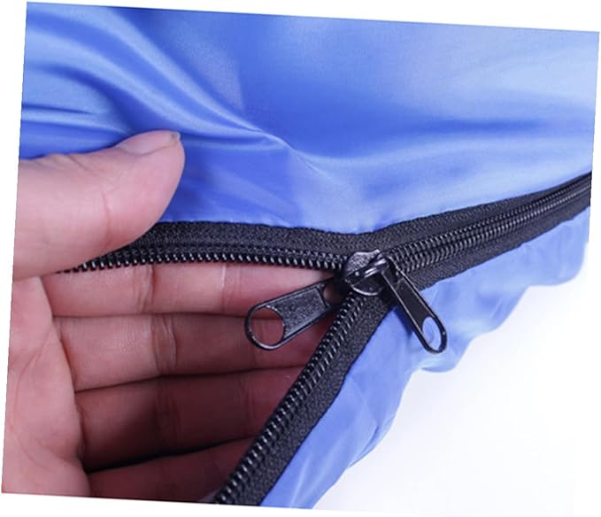 Compression with Hood for Adults Lightweight Envelope Design Drawstring for Hiking Camping Backpacking and Outdoor Activities Includes Compression Storage Bag Blue