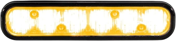 Whelen Ion Series Super-Led Emergency Lighthead - Amber Warning Light for Police &amp Emergency Vehicles - Ultra Bright Professional-Grade - Durable Hard-Coated Lens - 25 Flash Patterns
