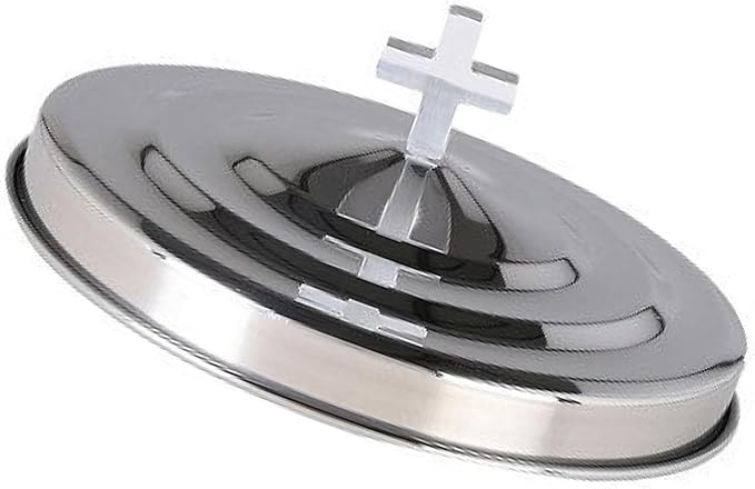 Service Essential 40 Hole Nonrust Tray Lid Securely Fit for Communion Cups Ensures Mess Release Ceremonies Large Religious Event Serving Lid