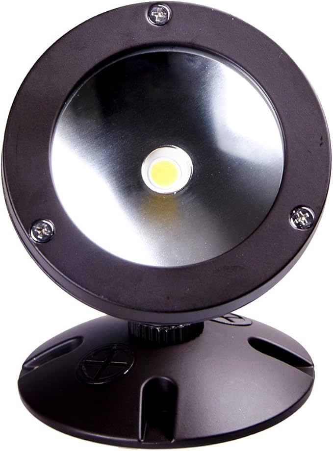TOPELE 1100LM LED Flood Light Exterior Flood Lights Fixture with CREE LED Source for Landscape Commercial Home Garden Yard Waterproof Brown