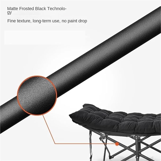 Folding Camping Cot Portable Ultralight Camping Bed Outdoor Fishing Assisted Recliner Foldable Single Person Simple Bed Tourism Equipment(71x 188 black1)