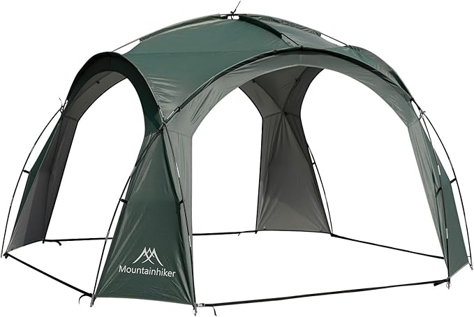 Mountainhiker Dome Tent – (160 * 160 * 90in) UV Protection Waterproof Windproof Outdoor Shelter for 5-8 People Easy to Set Up for Camping Beach and Hiking