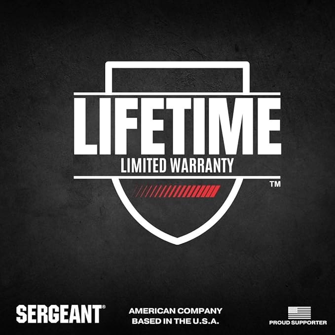 SERGEANT Poncho Liner Woobie Camping Blanket and Carry Bag. Waterproof Windproof Military-Grade All-Weather Rugged Rip-Stop Camping Hunting Hiking Picnic Survival Outdoor Blanket in Black