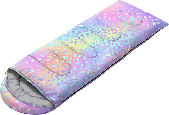 AILONEN Outer Space Astronaut Camping Sleeping BagsLightweight &amp Waterproof3 Season Warm &amp Cool WeatherCartoon Sleeping Bags for KidsBoys Girls TravellingOutdoors