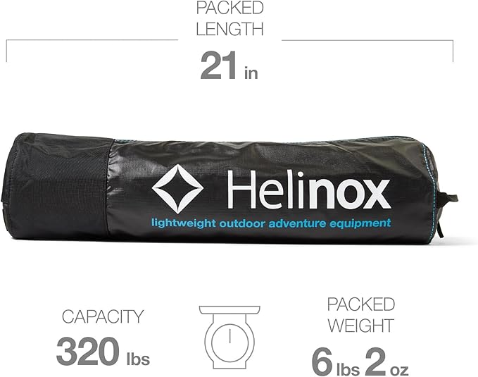 Helinox Cot One High 15-Inch High Compact Collapsible Camping Cot Regular