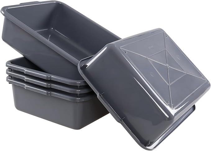 8 L Plastic Bus Tubs Restaurant Commercial Bus Tubs Box 5 Packs