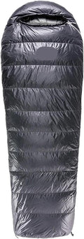 700FP Gray Goose Down Envelope Sleeping Bag – E-Series Ultra Warm for Camping Backpacking