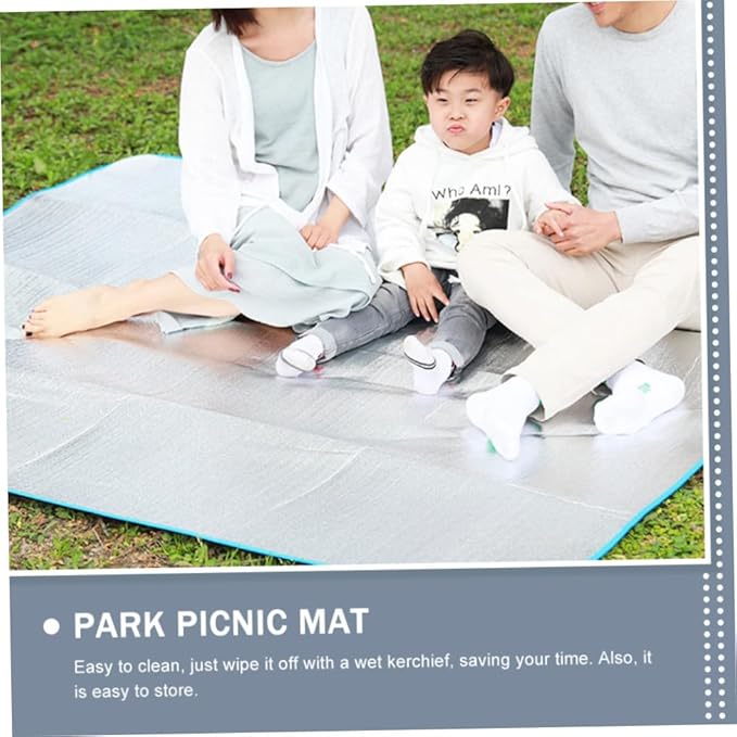 HANABASS Double Sided Picnic Mat Multi Functional Camping Blanket Portable Outdoor Cushion for Hiking Beach Concerts Lightweight Durable Easy to Carry