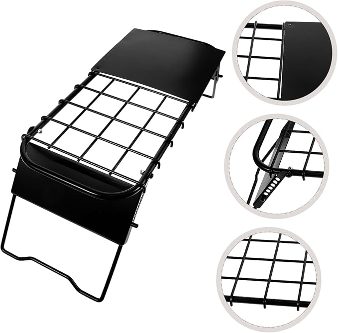 Milisten Portable BBQ Table Outdoor Telescopic Folding Camping Table for Hiking