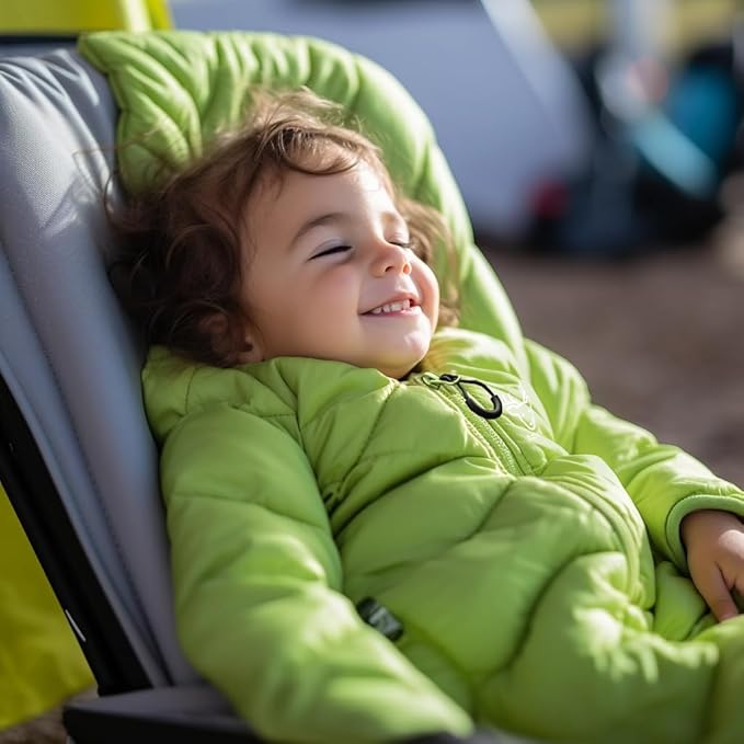Walkable Toddler Sleeping Bags for Kids Boys Girls (2T-4T) - Puffy Camping Sleeping Sack for Indoor Outdoor Travel Sleepover Slumber Party (up to 46 in)- Machine Washable Lightweight