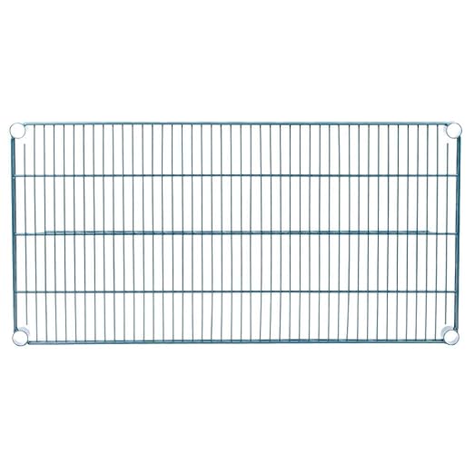 Commercial Green Epoxy Coated Wire Shelving 24 x 48 (2 Shelves) - NSF