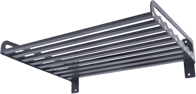Microwave Oven Rack Wall-Mounted Microwave Holder Shelf 20 L x 15.6 W Black Storage Racks Wall Shelf 110 lbs Capacity Oven Bracket Holder for Kitchen Storage Accessories Service