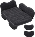 Camping Inflatable Mattress Car Inflatable Mattress Multifunctional Travel Bed SUV Seat Cushion Portable Inflatable Mattress (Black)