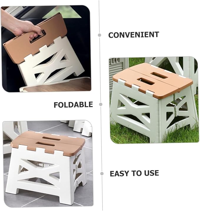 HANABASS Portable Folding Stool Lightweight and Compact Fishing and Camping Chair for Outdoor Activities Beach Trips and Bbqs Easy to Carry Storage Bag