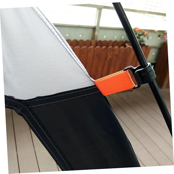 Balacoo Portable Triangle Beach Tent Canopy Shelter UV for Camping Fishing Lightweight Durable Design Black Grey