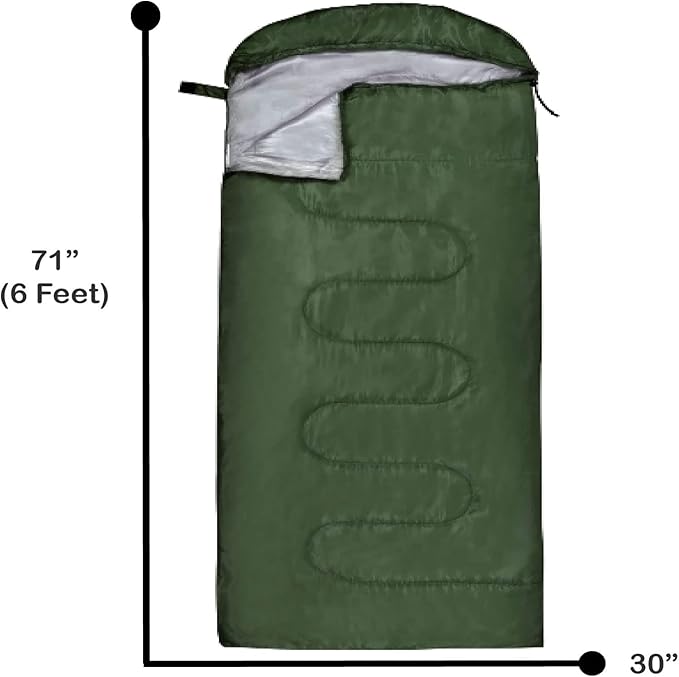 10 Pack Sleeping Bags for Adults Cold Weather Bulk for Homeless People 4 Seasons Warm or Cold Lightweight Indoor Outdoor Backpacking Camping