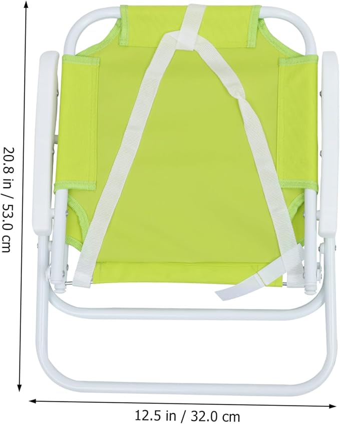 Toyvian Kids Beach Chair UV Protection Canopy Portable Folding Umbrella Lounge Chair for Children Lightweight Sunshade Camping Seat for Outdoor Activities
