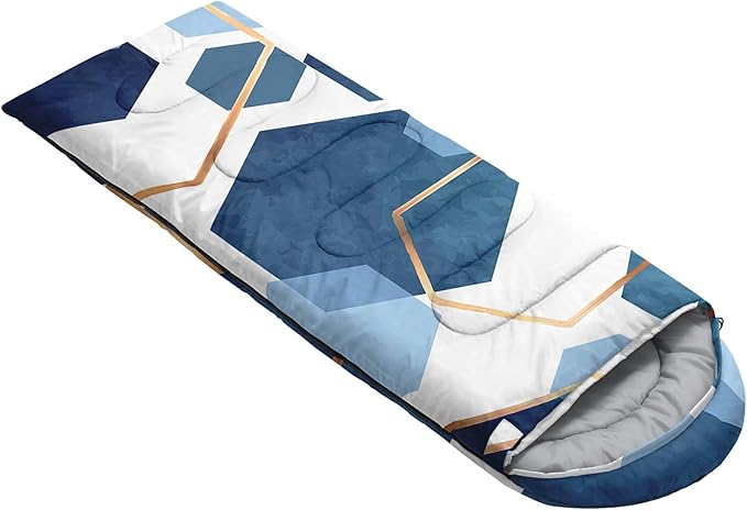 Kids Sleeping Bag for Boys Girls3D Basketball Print-Lightweight Warm Portable Outdoor Indoor-Waterproof Cold Weather Resistant Sleeping Bag for Camping Hiking
