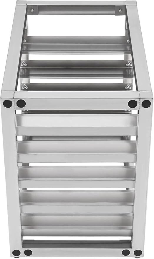 Countertop Bun Pan Rack Commercial Bakery Rack Stainless Steel Baking Tray Racks with Non-slip Feet for Half or Full Sheets (6 Tier)
